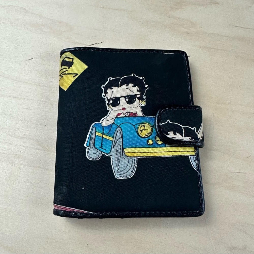 Betty Boop Black Wallet